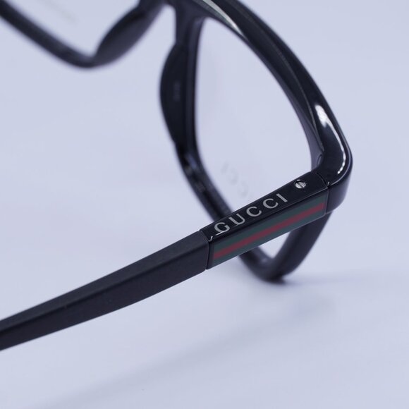 Gucci GG1737O 001 Eyeglasses Black 54mm Rectangle Frame - Picture 4 of 11